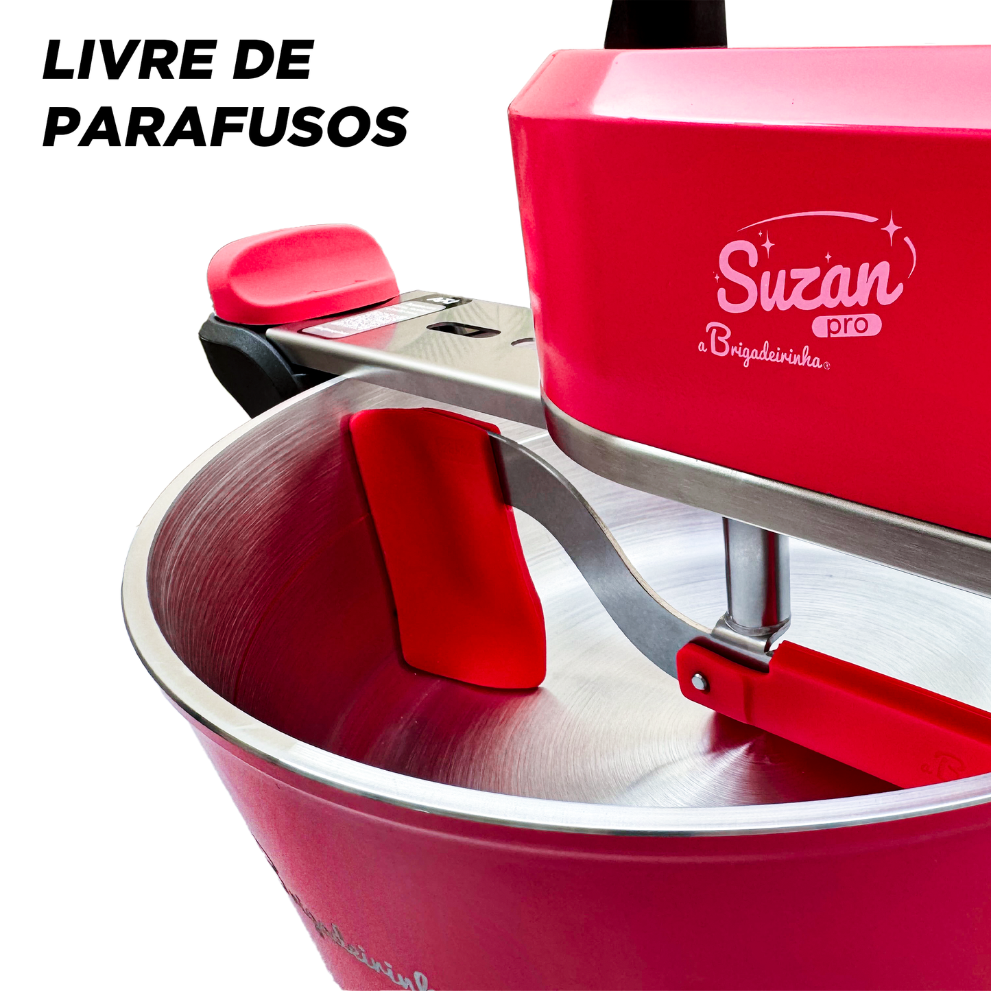 Panela para Mexer Doces Suzan Pro Alumínio 28cm