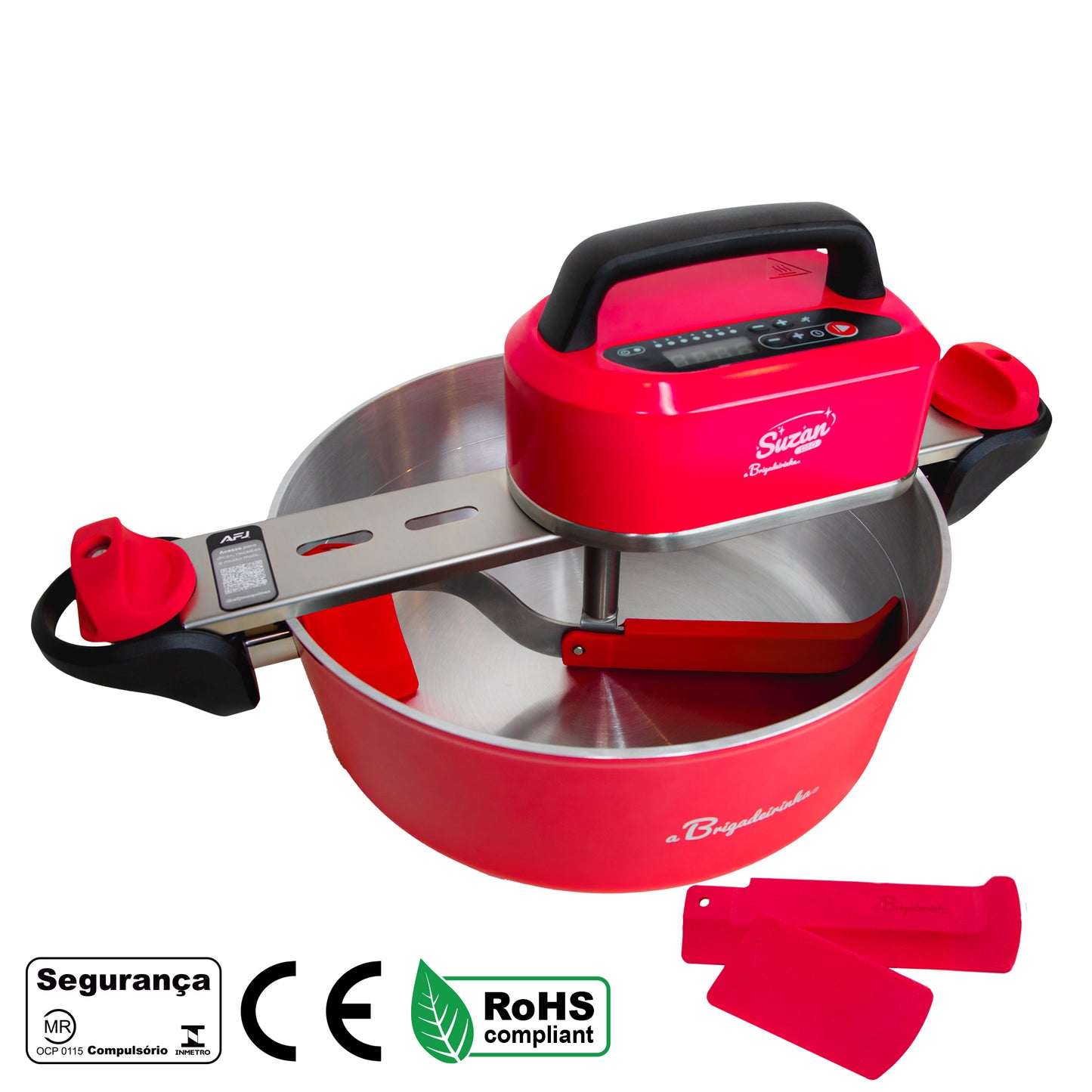 Panela para Mexer Doces Suzan Pro Alumínio 32cm