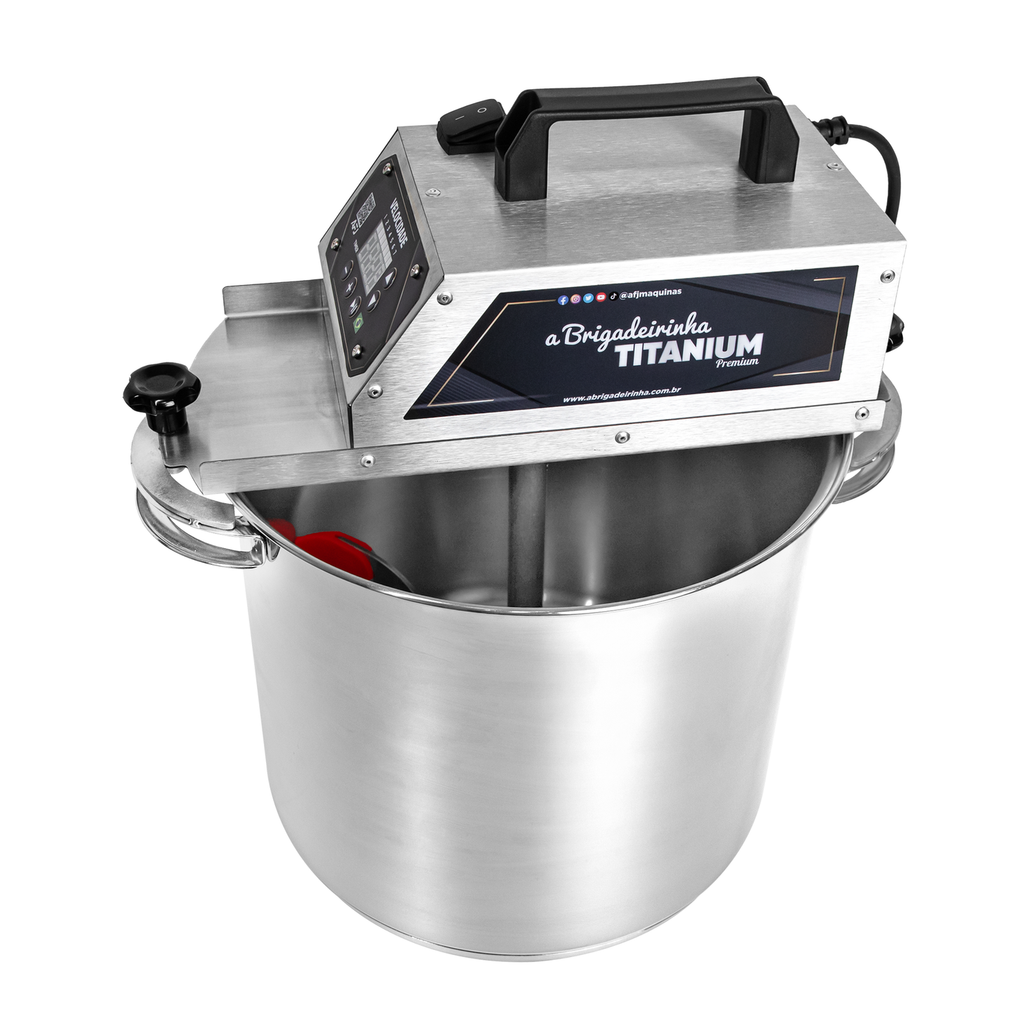 Panela para mexer doces Modelo Titanium Premium 28cm Caldeirão