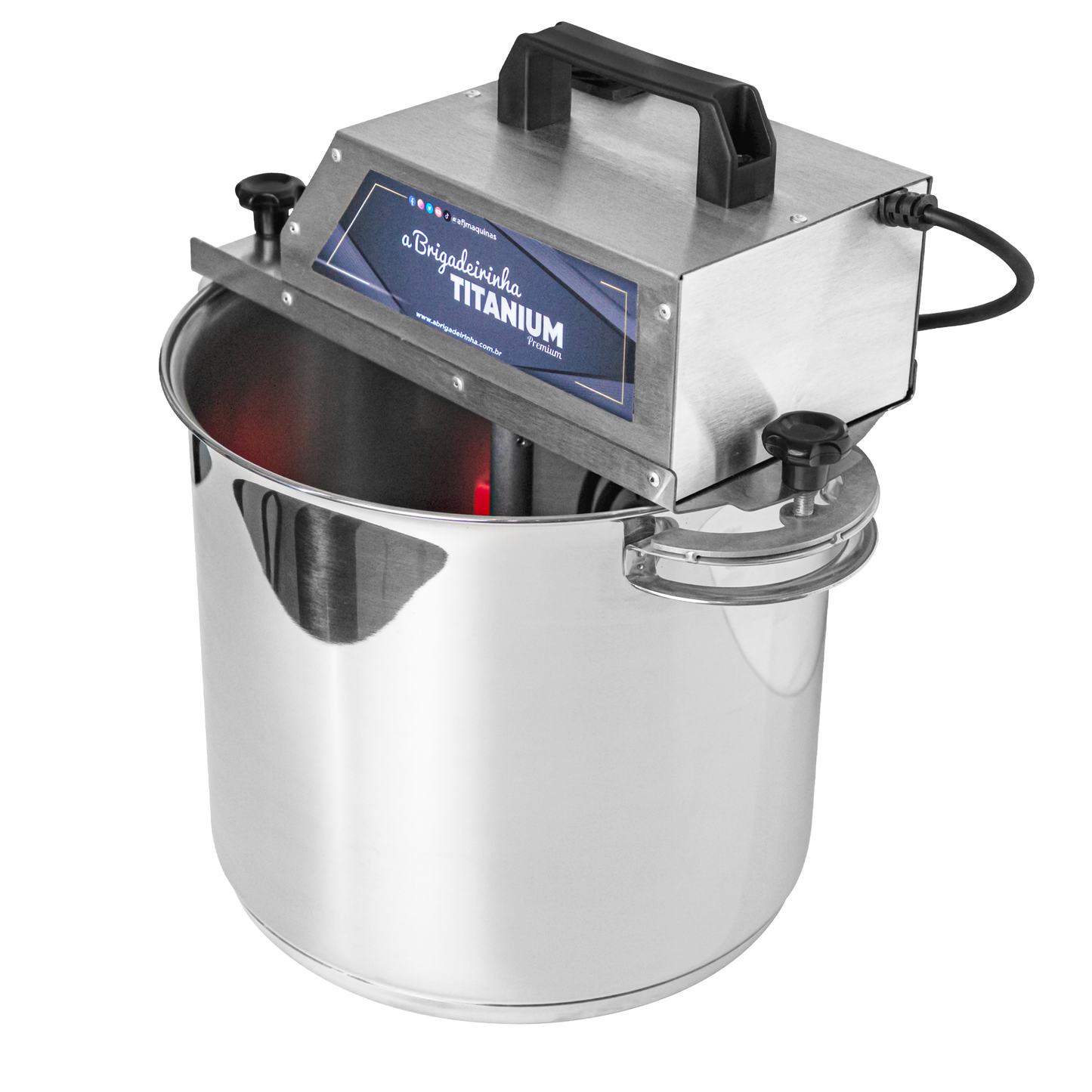 Panela para mexer doces Modelo Titanium Premium 28cm Caldeirão