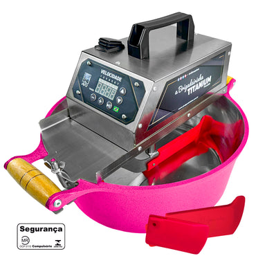 Panela para mexer doces - 36 cm - Titanium Premium