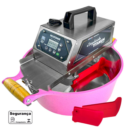 Panela para mexer doces - 36 cm - Titanium Premium